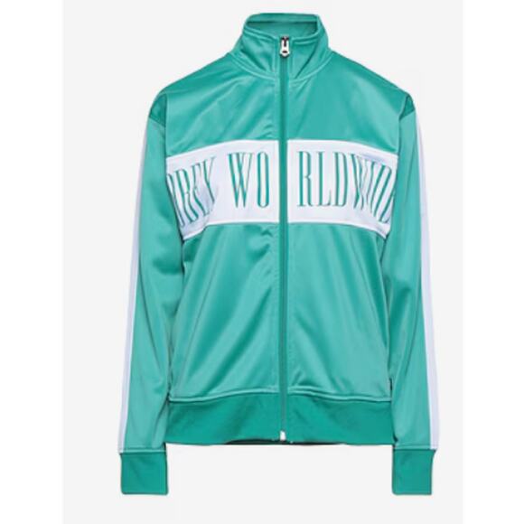 obey front zip sweatshirt Green M - Picture 1 of 9